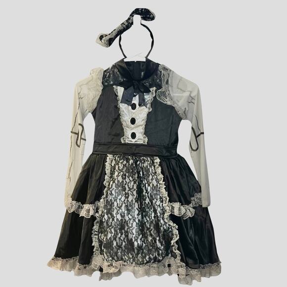 Spirit Halloween Girls Broken Doll Costume Size S - Picture 1 of 7